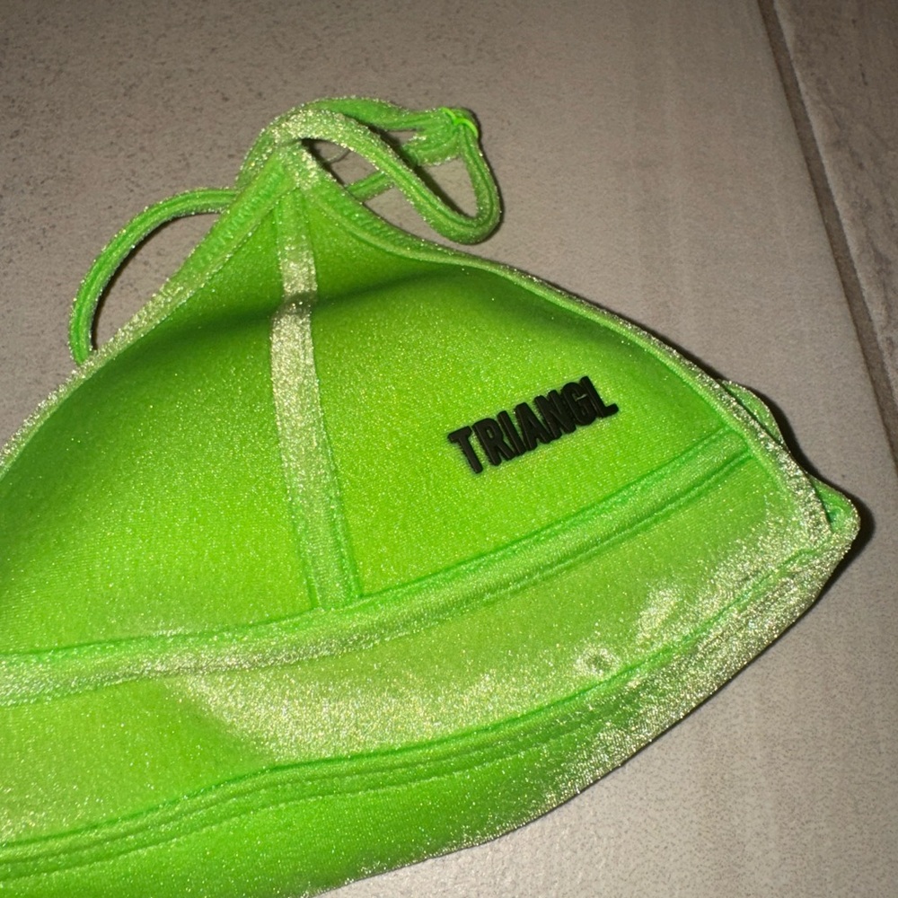 Triangl Green Velvet Bikini Set - Picture 4 of 8